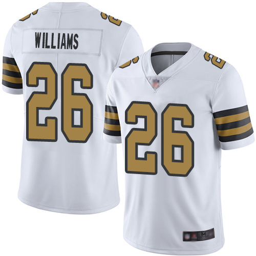 Men New Orleans Saints Limited White P J  Williams Jersey NFL Football #26 Rush Vapor Untouchable Jersey->new orleans saints->NFL Jersey